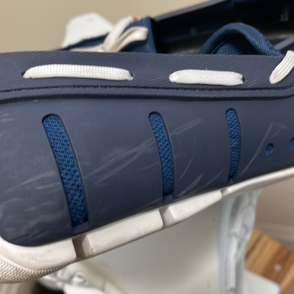 Swims - Slip On Braided Lace Loafer Casual Waterproof Shoes - Blue - 7 - Picture 6 of 10